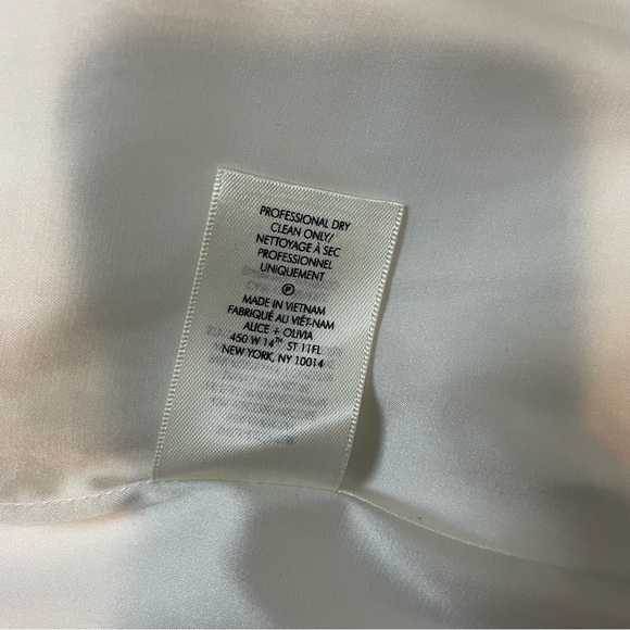 Alice + Olivia Striped Oversized Blazer Black White Size XS - Picture 13 of 13